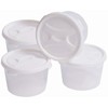 Wham Cuisine Set 4 300ml Round Food Box White Lid-12379,