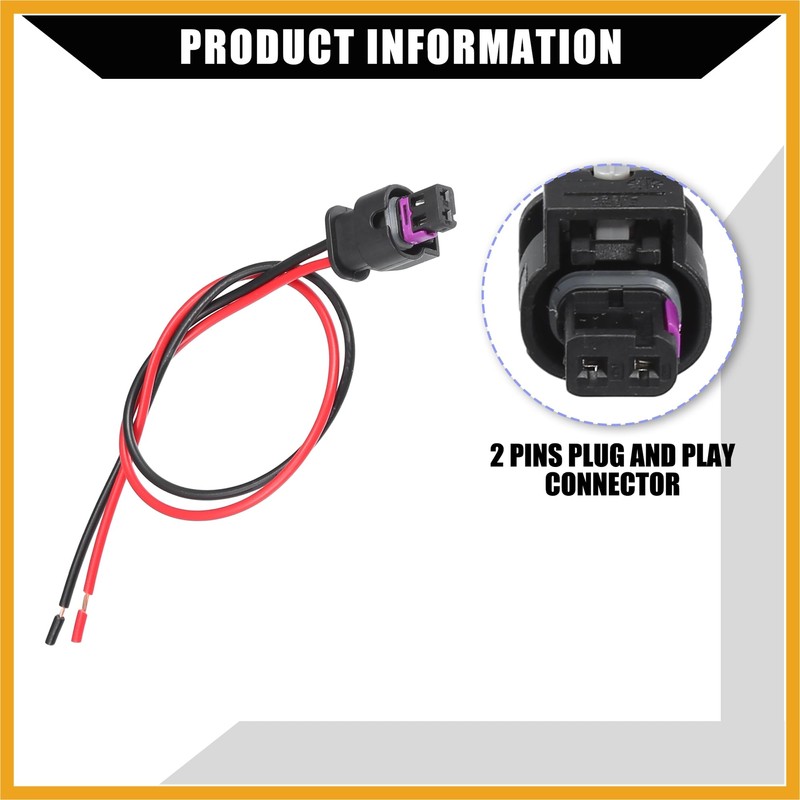 Partuto Car Side Marker Pigtail Connector Harness for Dodge Charger