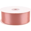 Hoisre 1-1/2 inch Rose Gold Polyester Ribbon 50 Yards for