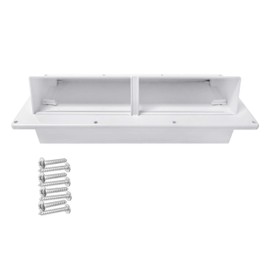 Camp'N RV Exhaust Vent Cover (White) - Perfect RV Stove Vent Cover Replacement for Trailers, Campers, Motorhomes - Easy to Install with Hardware Included