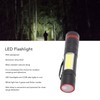 LED Flashlight Multifunction Highlight Telescopic Zoom Rechargeable Waterproof Mini Flashlight