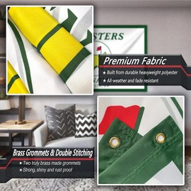 Masters Tournament Golf 3x5 Ft Flag with 2 Brass Grommets for Man Cave Wall Indoor Outdoor Room Decor Bedroom College Dorm and Garage Banner