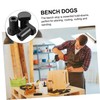 LALAFINA 3pcs Aluminum Alloy Workbench Dog Clamp Bench Planing Stop