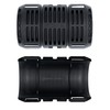 Corrugated Pipe Connector M32 - Sleeve Black, 4 Half Shells