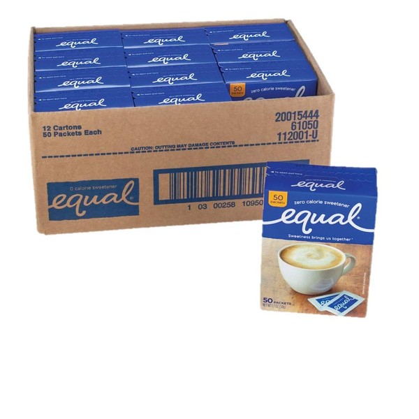 Equal, 50 Count Packages, Pack of 12