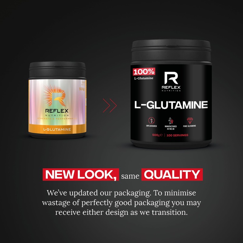 Reflex Nutrition L-Glutamine Supplement (500g) Powder
