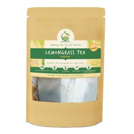 HappyLyfe Fairlane Organic Lemongrass Tea - 50g (24 pieces) | Certified Organic | Premium Thai Herbal Tea
