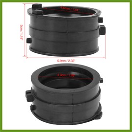 HOPESPANNER 4pcs Motorcycle Carburetor Intake Manifold Boots Connectors for Honda CBR900RR Vehicle Components