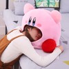 Head Cover Throw Pillow Cartoon Pattern Comfortable Sleeping Headgear for