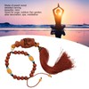 Wood Carved Amulet Pendant Peach Wood Detailed Carving Beautiful Safe