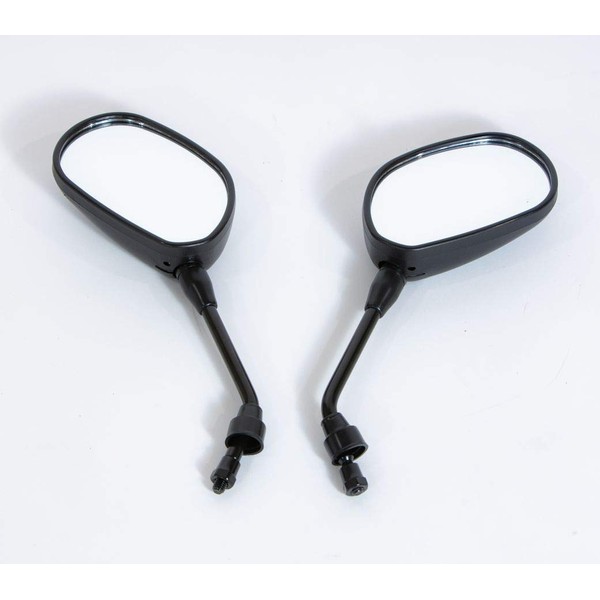 Deluxe Scooter Rear View Mirror Pair for Most Pride Mobility Scooters (Only Works with Scooters with Screw Holes On The Tiller)