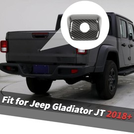 Tailgate Camera Rear Cover Trim Fit for Jeep Gladiator JT 2020-2025 (Carbon Fiber)