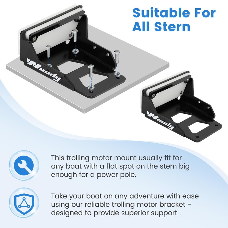 Trolling Motor Mount, Trolling Motor Transom Motor Mount, ransom Motor
