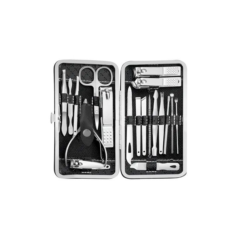 Juego de manicura Kit profesional de pedicura 19 en 1,