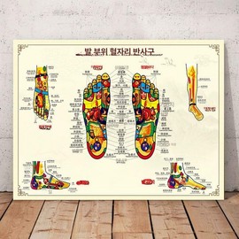 지압판 발바닥 마사지 지압매트 수지침 발지압매트 접이식 Acupressure Foot Massager Mat
