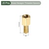 YOKIVE 20 PCS Brass Hex Threaded Spacers Female Threaded Hex