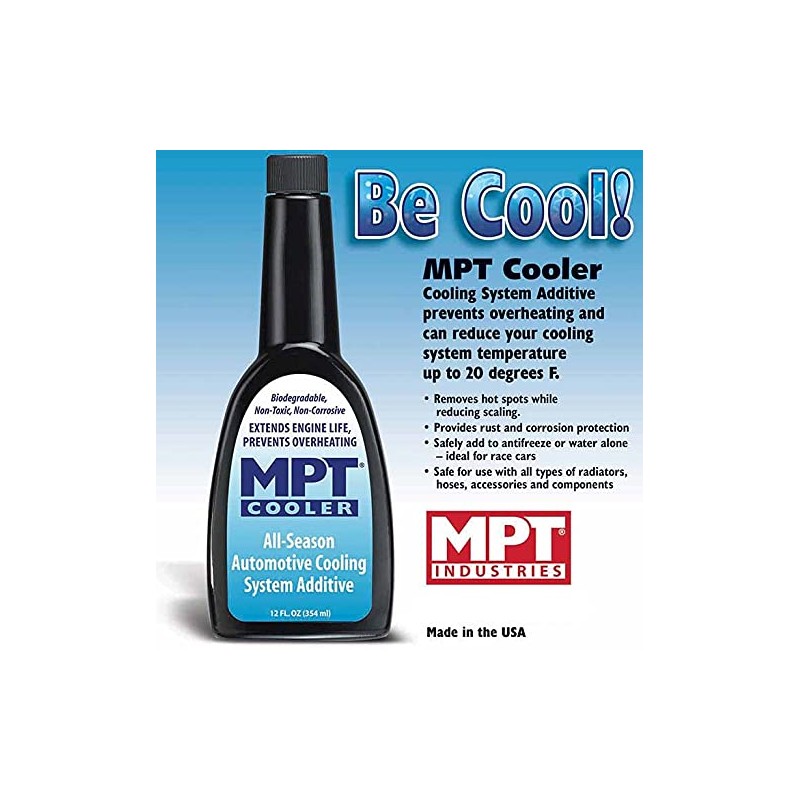 MPT Cooler - 12 oz. All-Season Automotive Cooling System Additive