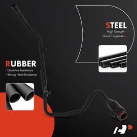 A-Premium Fuel Tank Filler Neck Pipe Hose Compatible with Ford Edge 2011-2014 & Lincoln MKX 2011-2015 FWD, Replace# 52102554AB 52102554AC