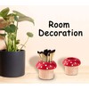 Mushroom Match Holder With Striker 2 Décor Match Striker Jar