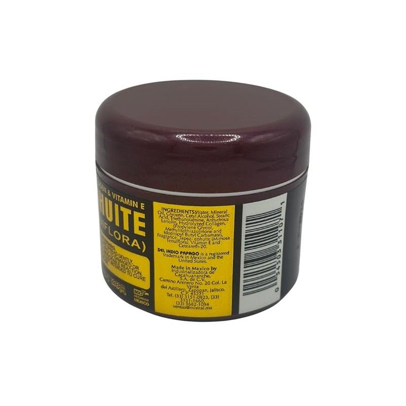 Crema CTepezcohuite Tinto Indio Papago - 60 gr