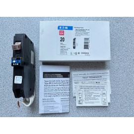 Eaton NEW EATON CHFAFGF120 1 POLE 20 AMP 120V AFCI/GFCI CIRCUIT BREAKER Type CH
