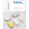 Minimalist Travel Soap Case with Removable Draining Tray, Enhanced Leak-Proof