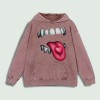 Heart Tongue Graphic Hoodie 100% Cotton US Warehouse 6 ColorsColor: