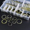 Glarks 180Pcs Dowty Bonded Seals Washers Assortment Set for Automotive,