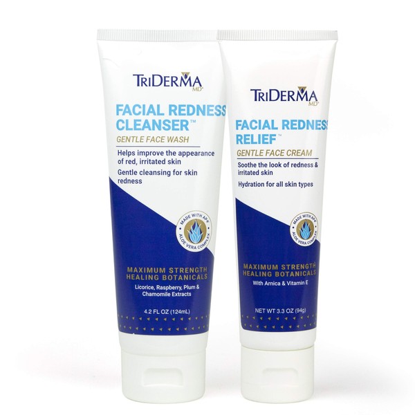 TriDerma Facial Redness Bundle