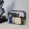 Clear Travel Toiletries Bag, Clear Makeup Bag Waterproof Liquids Carry-on
