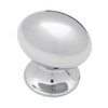 Brainerd PN0393V-CHR-C7 35mm Large Football Kitchen Cabinet Hardware Knob