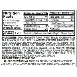 DeLallo Vanilla Pizzelles, Light & Crisp Italian Waffle Cookies, 6oz, 6-Pack