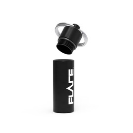 Flare Audio Capsule Black - Tough Lightweight Aluminium, Water-Proof, Keychain
