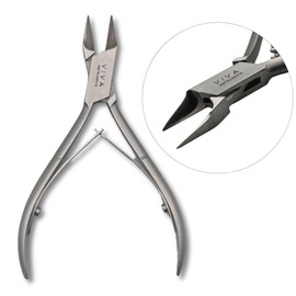 Ingrown Toenail Clippers Cutters Remover Chiropodist Podiatry Tools Thick Nails Stainless Steel Strong Professional Nippers 13cm - Viva Instruments (11.5cm)