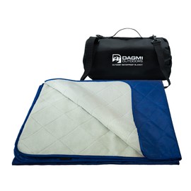 Dagmi Outdoors Waterproof Outdoor Blanket Large Fleece Stadium & Camping Blankets for Cold Weather. Perfect for Outdoors, Car, Dogs, Picnic. Windproof, Quilted, Extra Warm, Machine Washable