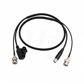 HangTon D-tap Power Cable Mini XLR 4-Pin for Alphatron EVF Viewfinder TVLogic VFM 055 056 058 F-10A F-7H LVM 074 SRM Field Monitor (3G SDI D-Tap 80 cm)