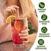 Potchen 500 Pcs Biodegradable Sugarcane Straws Disposable 7.8'' Drinking Smoothie