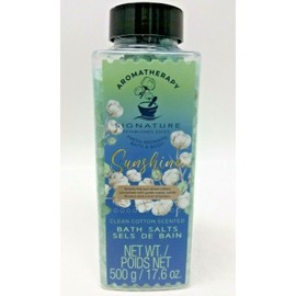 AromatherapySignature Bath & Body Salts 3 Fresh Aromatherapy Signature Bath & Body Salts CLEAN COTTON Scented 17.6 Oz Ea
