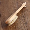 Cepillo Corporal Madera Bambu Natural Cerdas Naturales Resistentes Exfoliacion Masaje