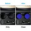 Car Coasters, Wisdompro 4 Pack PVC Car Cup Holder Insert