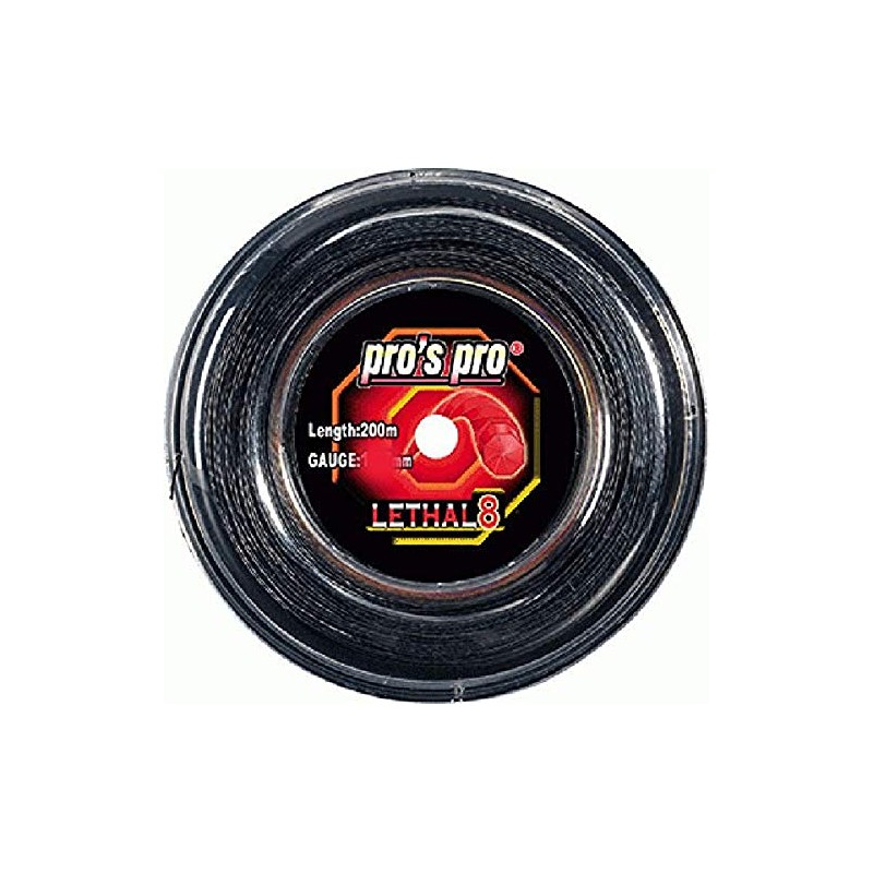 Pro's Pro Lethal 8 Tennis String - 200m Reel -