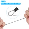 PATIKIL 1m Security Wire, 4-Digit Dial Lock, Cable Lock with