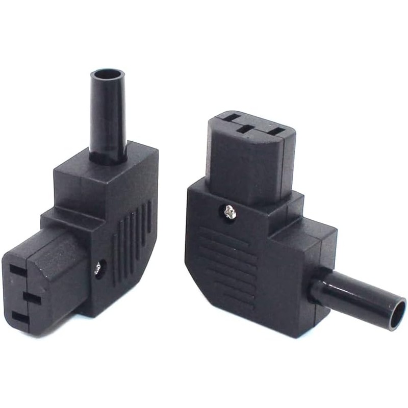 Toptekits IEC C13 Right Angle IEC Connector,IEC 320 C13 Female