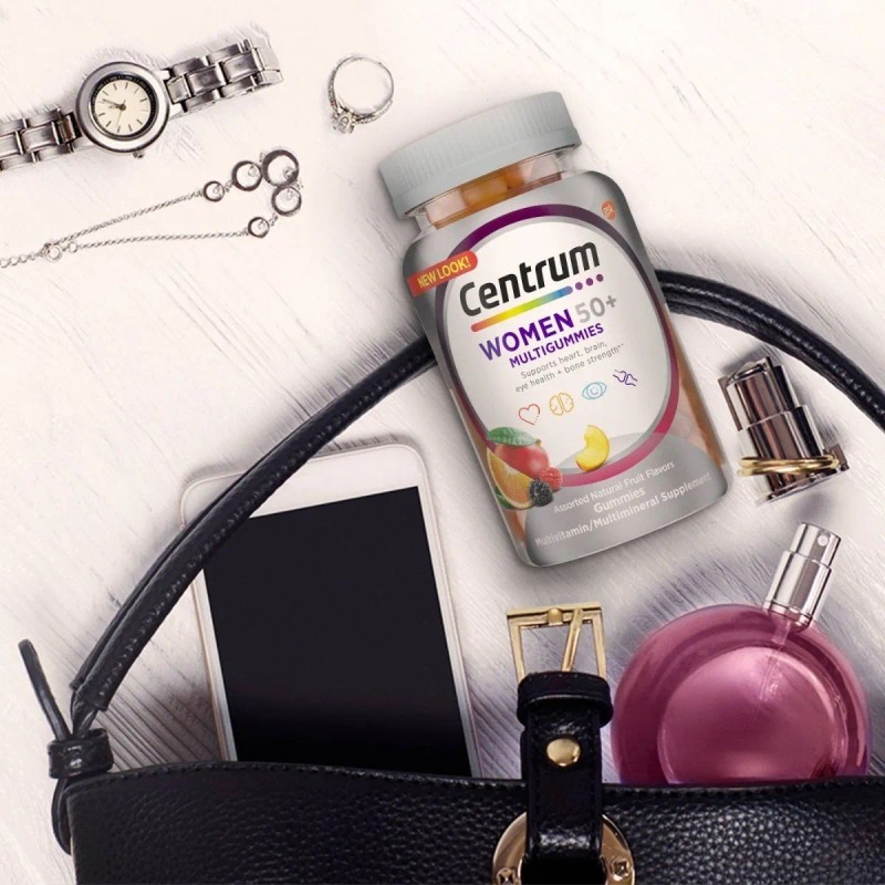 Centrum Multivitaminico Mujer 50 + 80 Gomitas Suplemento