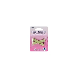 Hemline H788.S | Skin Bra Shoulder Strap Retainer | 1 Pair With Safety Pin