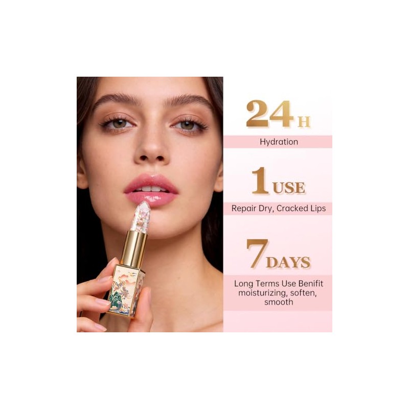 CATKIN Bálsamo Labial Hidratante Reparación Piel Labial Rosa Transparente (C02