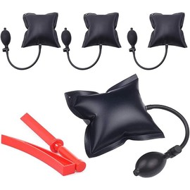 Air Wedge Pump Wedge,Mounting Cushion Air Cushion,Air Cushion Lifters Pneumatic Wedge Pump Lever Air Cushion Trolley Jack for Car Repair and Door Window Installation Aid,4 pieces air pump wedge