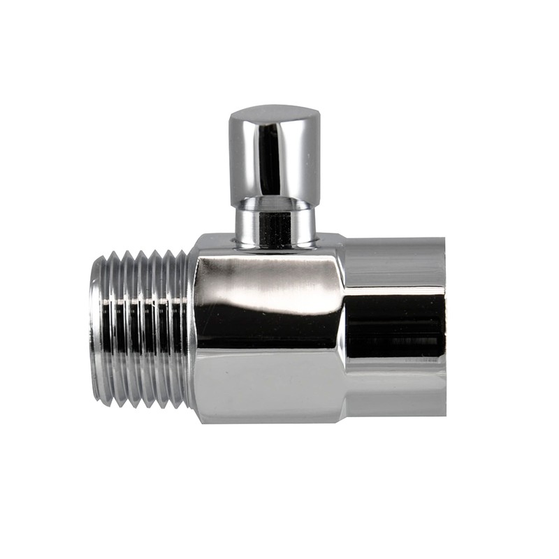 DANCO Shower Volume Control Shut-Off Valve, Chrome, 1.6 inch, 1-Pack