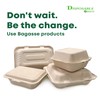 DISPOSABLE GREEN® | 24 cm x 18 cm Rectangle Tray
