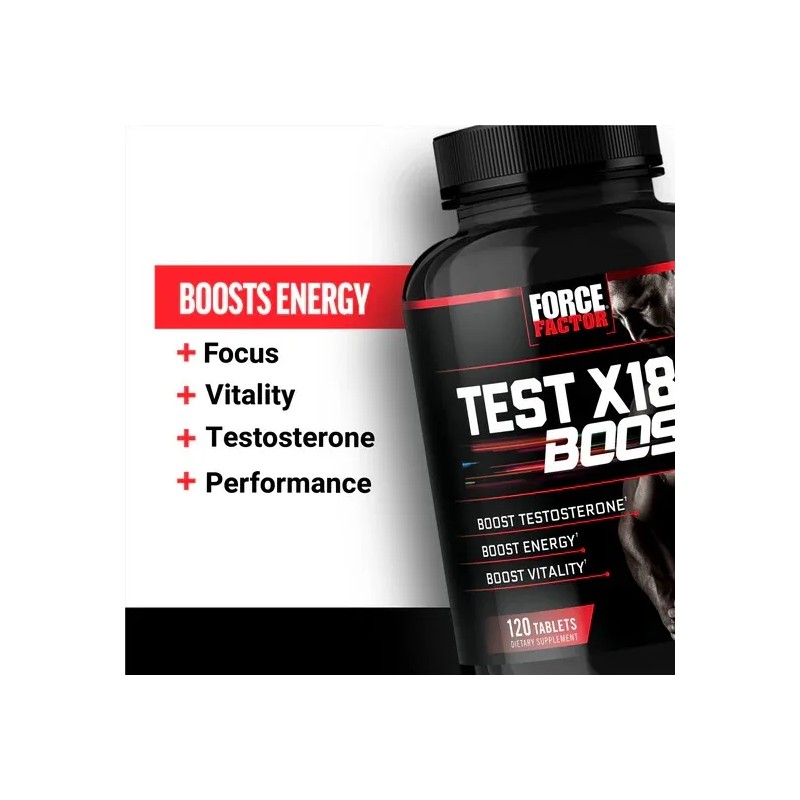 Force Factor Test X180 Boost 120 Tab Mf Sabor Sin